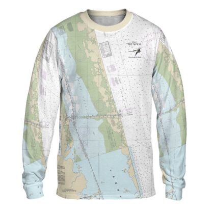 Port Mansfield Long Sleeve Tee front